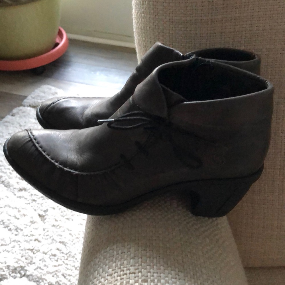 Rieker dark gray booties - Picture 2 of 8